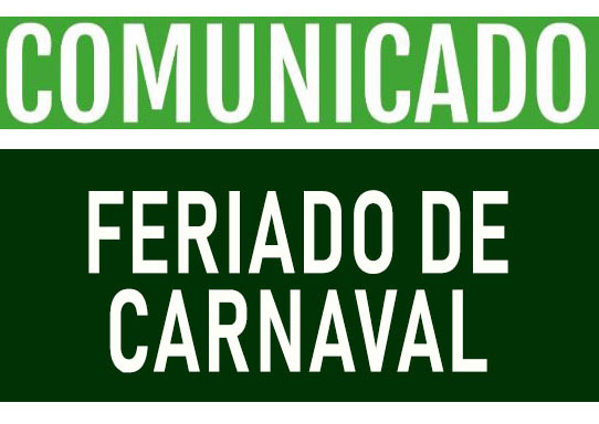 Comunicado Feriado de Carnaval